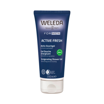 Weleda Duschgel For Men Active Fresh, Aktiv-Duschgel, 200ml